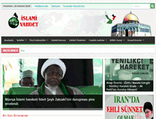 Tablet Screenshot of islamivahdet.com